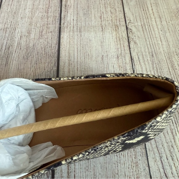 MADEWELL The Alex Loafer In Snake Embossed Leather 9.5 NIB - Picture 7 of 8